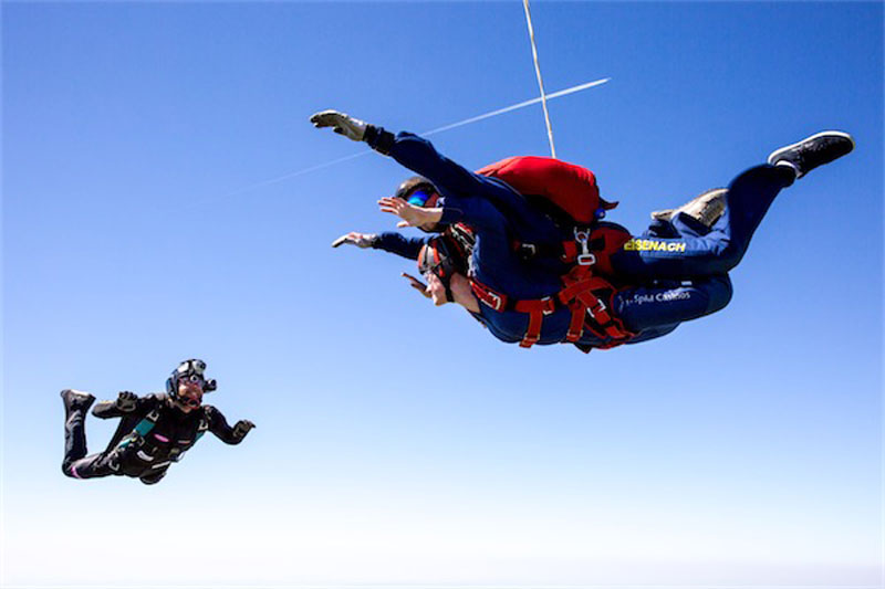 Sky dive at Kindel Eisenach